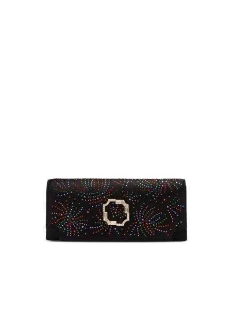 MALONE SOULIERS crystal-embellished vivien clutch bag