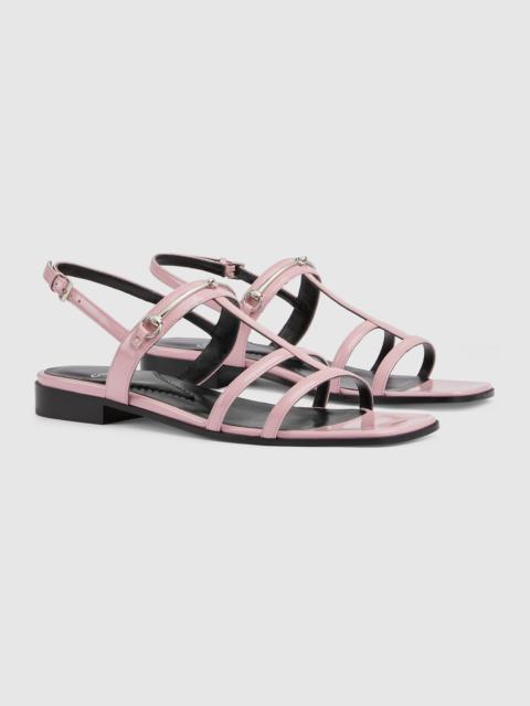 Women's slim Horsebit flat sandal