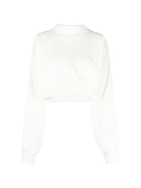 Off-White Vortix Cor cropped sweatshirt