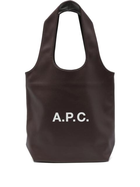 A.P.C. A.p.c. Small Ninon Logo Tote Bag