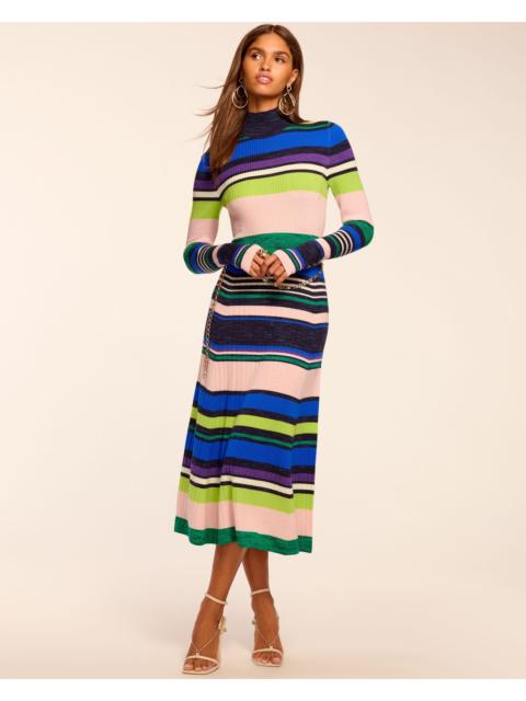 RAMY BROOK Monaco Merino Mock Neck Midi Dress