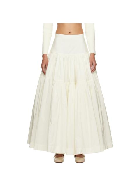 Molly Goddard SSENSE Exclusive Off-White Liberty Maxi Skirt