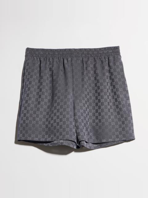 GUCCI GG silk jacquard shorts