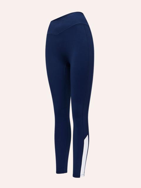 P.E NATION QUICKLINE FULL LENGTH LEGGING IN DARK NAVY & WHITE