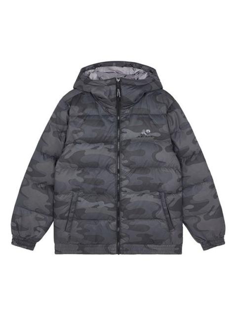 New Balance New Balance Sport Printed Logo Puffer Jacket 'Black Camo' AMJ13335-BM