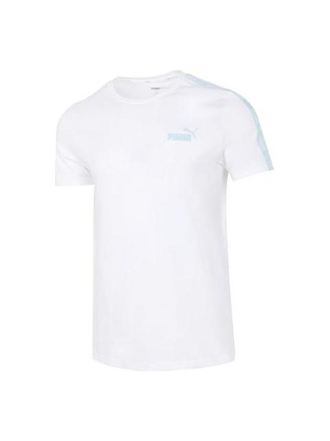 PUMA Taping Logo T-Shirt 'White' 532557-52