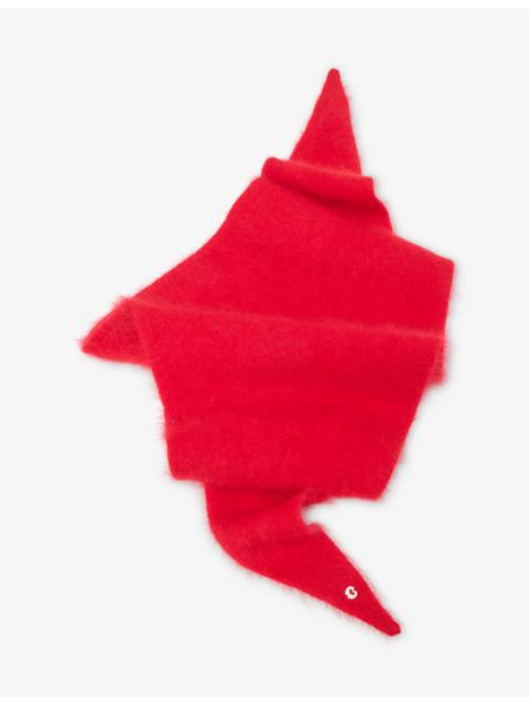 maje Triangle Wool Scarf