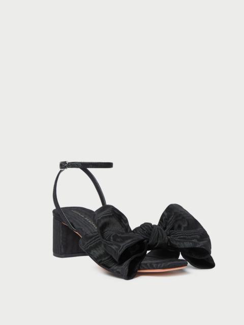 LOEFFLER RANDALL Carmen Black Moiré Bow Sandal