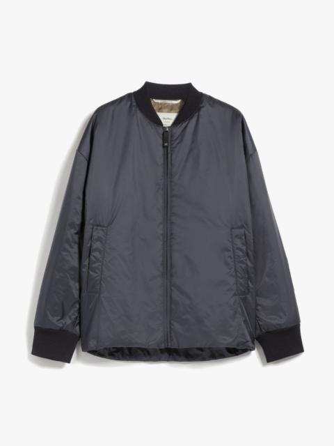 Bomber jacket in water-resistant technical canvas