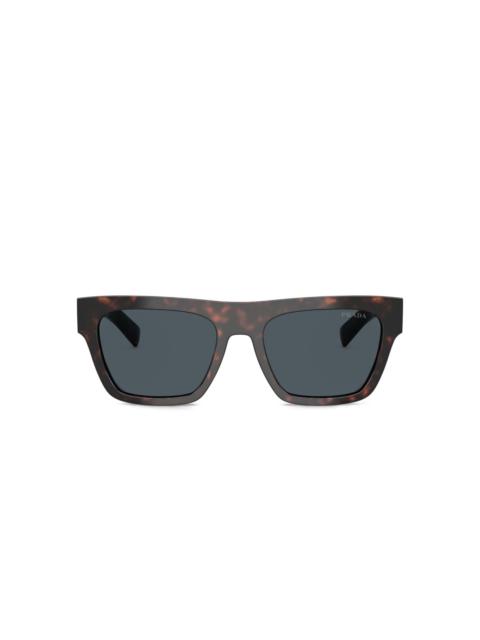 Prada square-frame tortoiseshell-effect sunglasses
