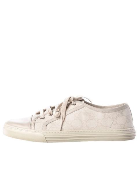 GUCCI Gucci GG Low Cotton Washed White (Women's)
