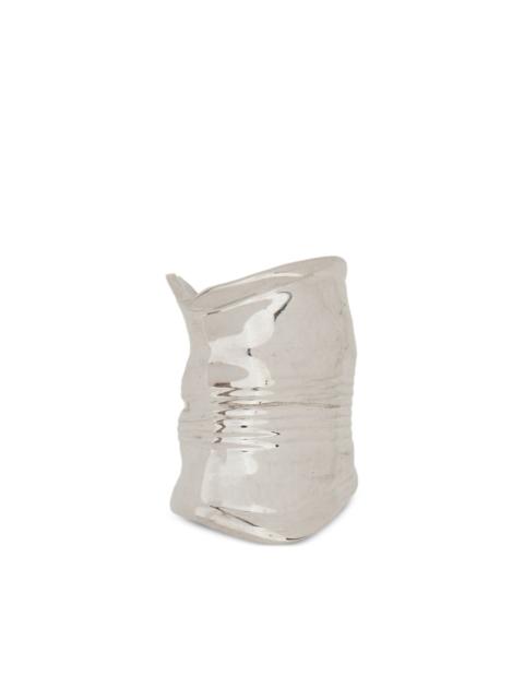 Jean Paul Gaultier crushed can ring