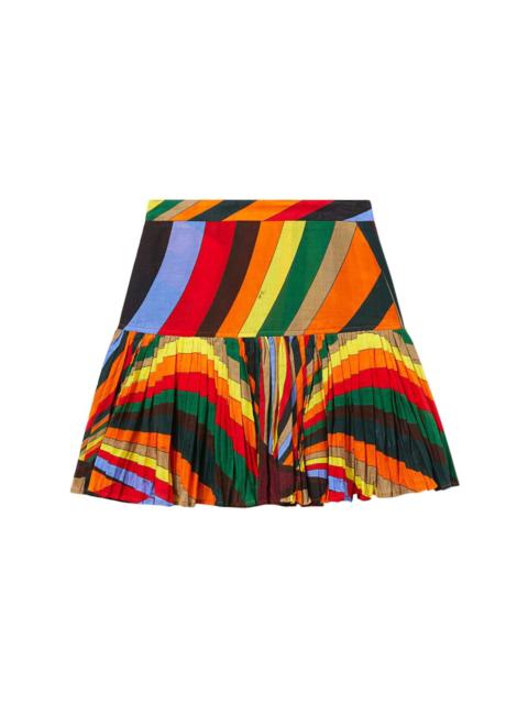 PUCCI Iride-print pleated skirt