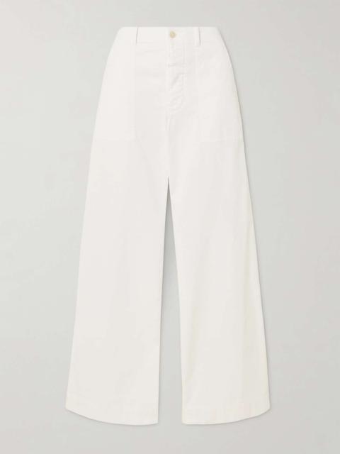 NILI LOTAN Leon cotton straight-leg pants