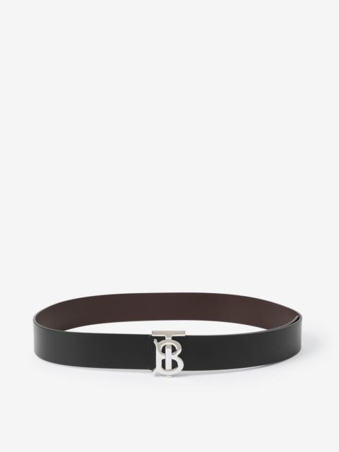 Burberry Reversible Monogram Motif Leather Belt