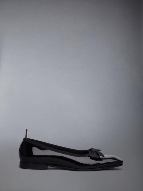 Thom Browne Opera patent ballerina shoes