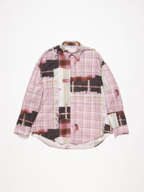 Acne Studios Print button-up shirt - Pink multicolor