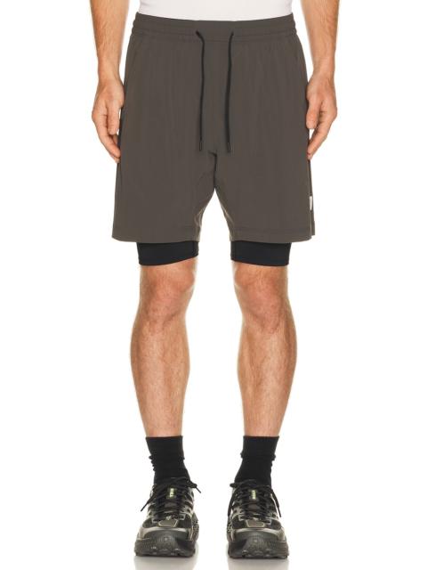 Reigning Champ 4-Way Stretch Nylon Combo Standard Training Short 7"