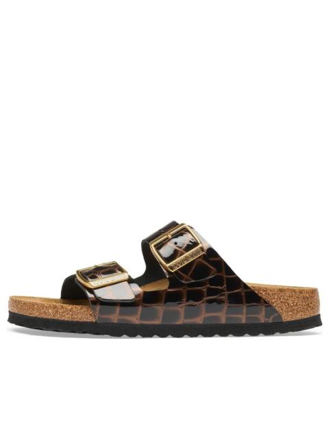 BIRKENSTOCK Birkenstock Arizona Leather Narrow 'Black Emboss' 1032864