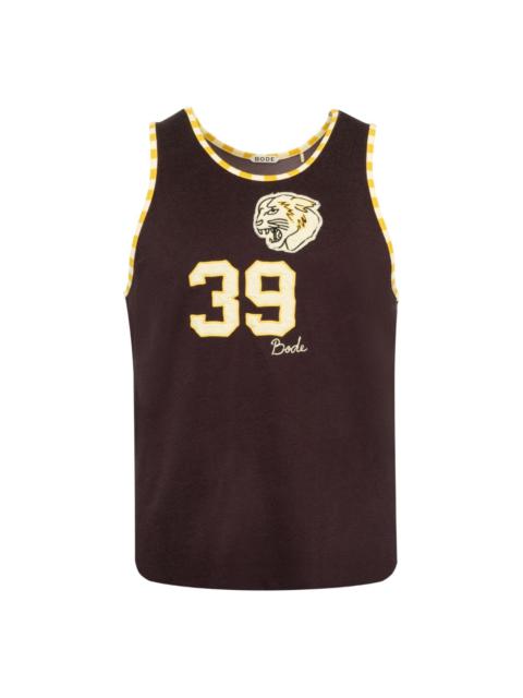 BODE appliqué-detail tank top