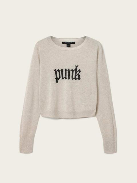 ALLSAINTS DEETZ KNITTED MOTIF SWEATER