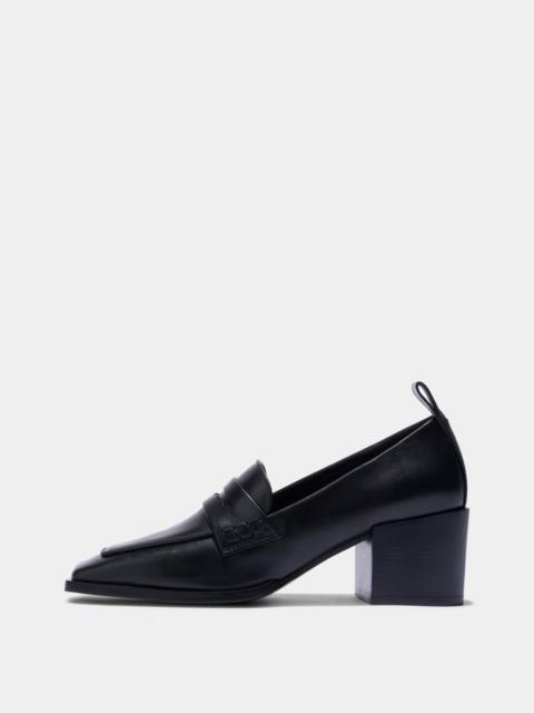Aeyde Anka Block-Heel Loafers