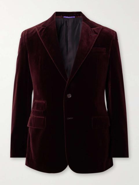 Ralph Lauren Cotton-Velvet Tuxedo Jacket