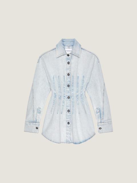 Givenchy COCOON DRESS IN LIGHT BLUE DENIM