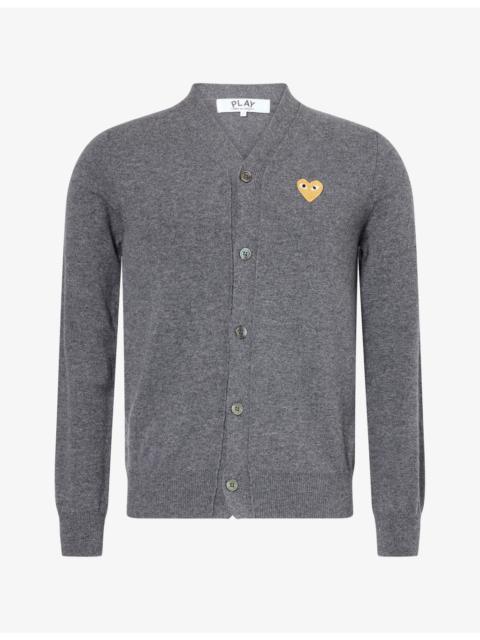 Comme des Garçons PLAY Heart Motif-Logo Wool Cardigan