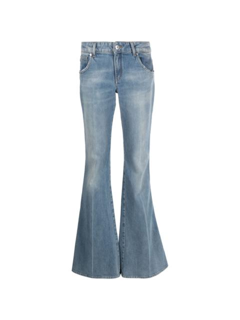 Blumarine flared-leg cotton jeans
