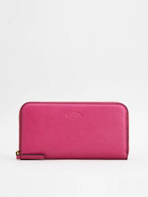 Tod's WALLET IN LEATHER - PINK