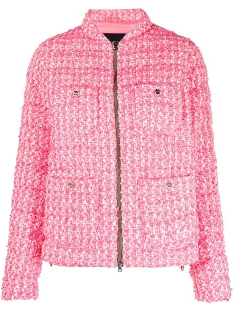 Herno tweed padded down jacket