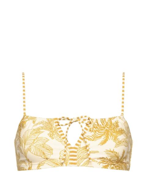 ERES Rêve floral-print bikini top