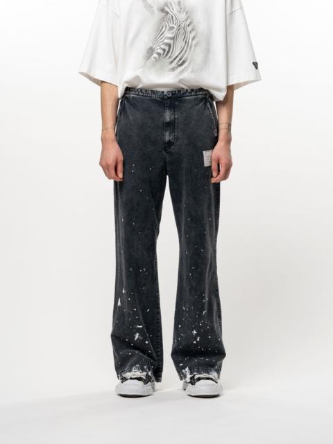 Maison MIHARAYASUHIRO Distressed Cotton Linen Pants