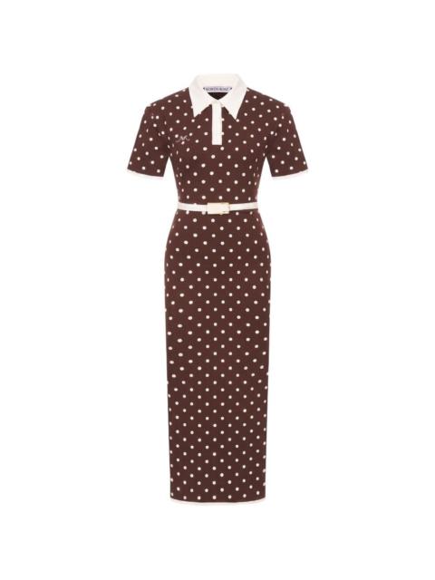 ROWEN ROSE Polka dot dress