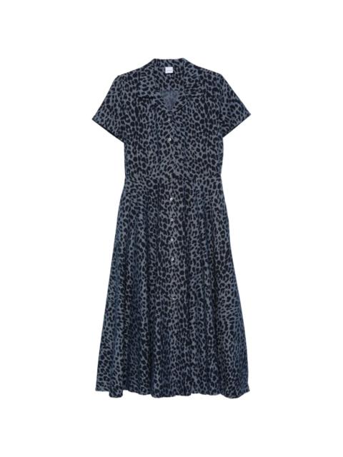 Aspesi animal-print midi dress
