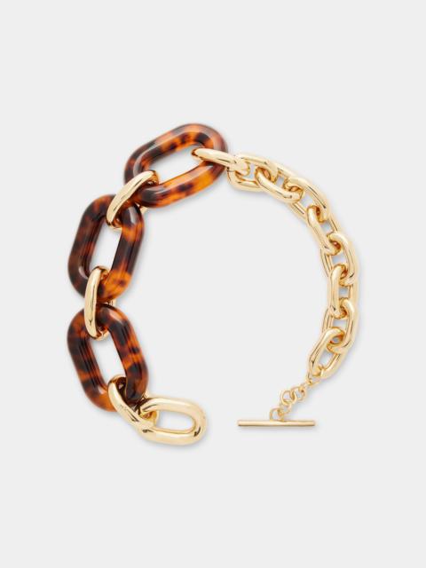 rabanne XL LINK OVERSIZED TARTARUGA NECKLACE