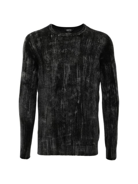 Tシャツ・カットソー AVANT TOI TONAL EFFECT ROUND NECK REVERSIBLE PULLOVER Avant Toi Tonal Effect Round Neck Reversible Pullover