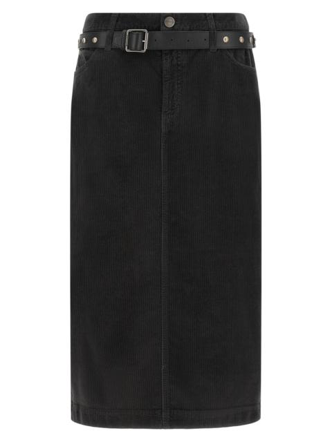 PINKO Corduroy Skirt