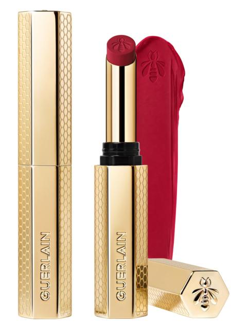 GUERLAIN KissKiss Blur Matte Long-Wearing Lipstick - 520 Pure Hibiscus