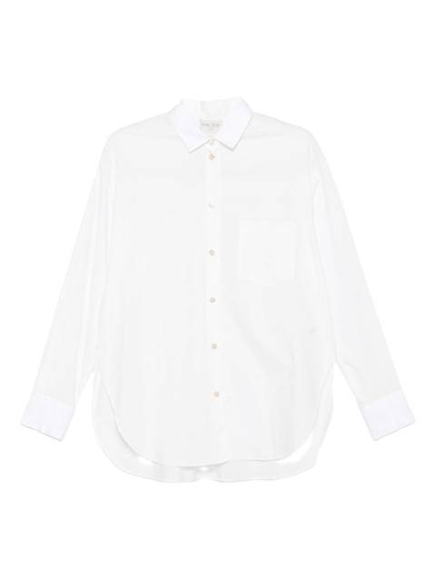 forte_forte chest-pocket cotton shirt
