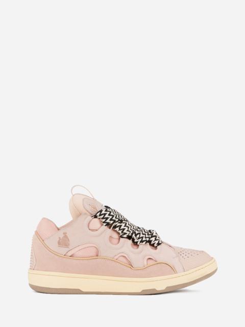 Lanvin LEATHER CURB SNEAKERS