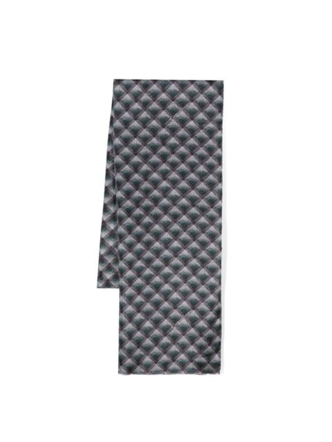 GIORGIO ARMANI geometric-pattern scarf