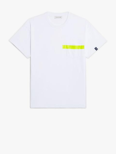 Mackintosh WHITE X YELLOW COTTON T-SHIRT | GJM-206