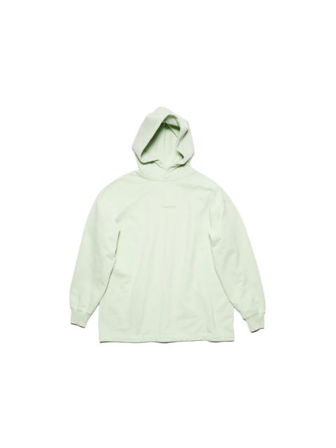Acne Studios Acne Studios Stamped Logo Hoodied Sweatshirt Pastel Green
