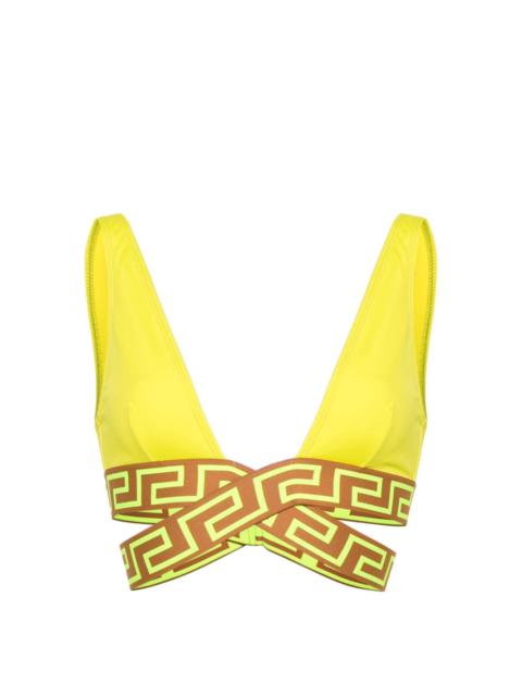 Greca-detail bikini top