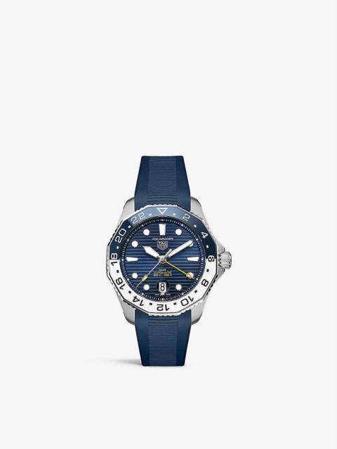 TAG Heuer WBP2010.FT6198 Aquaracer stainless steel and rubber automatic watch