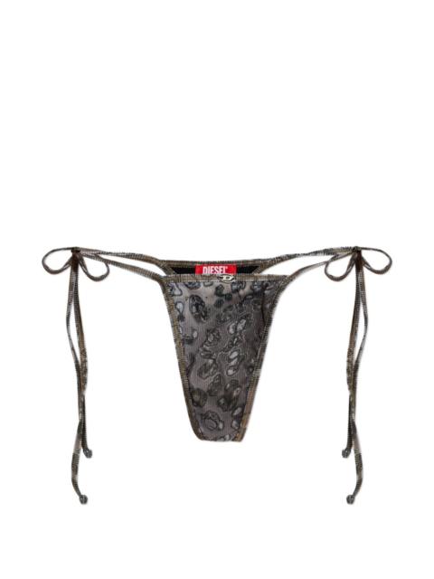Diesel Demy-Utlt patterned tie bikini bottoms