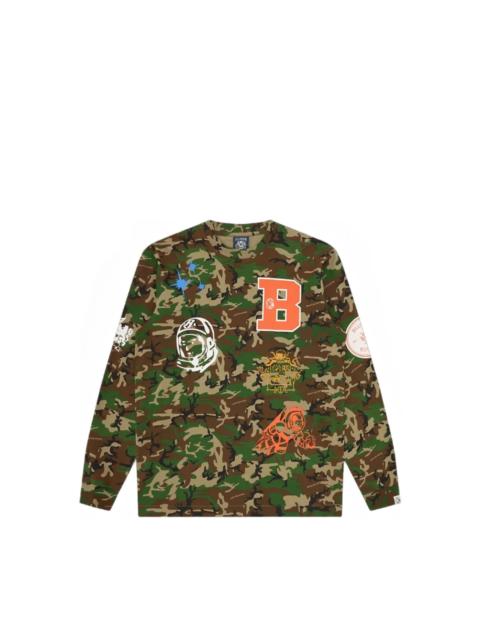 BILLIONAIRE BOYS CLUB CAMOUFLAGE-PRINT LONG-SLEEVE T-SHIRT