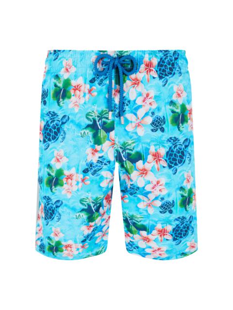 Vilebrequin Men Swim Trunks Long Turtles Jungle